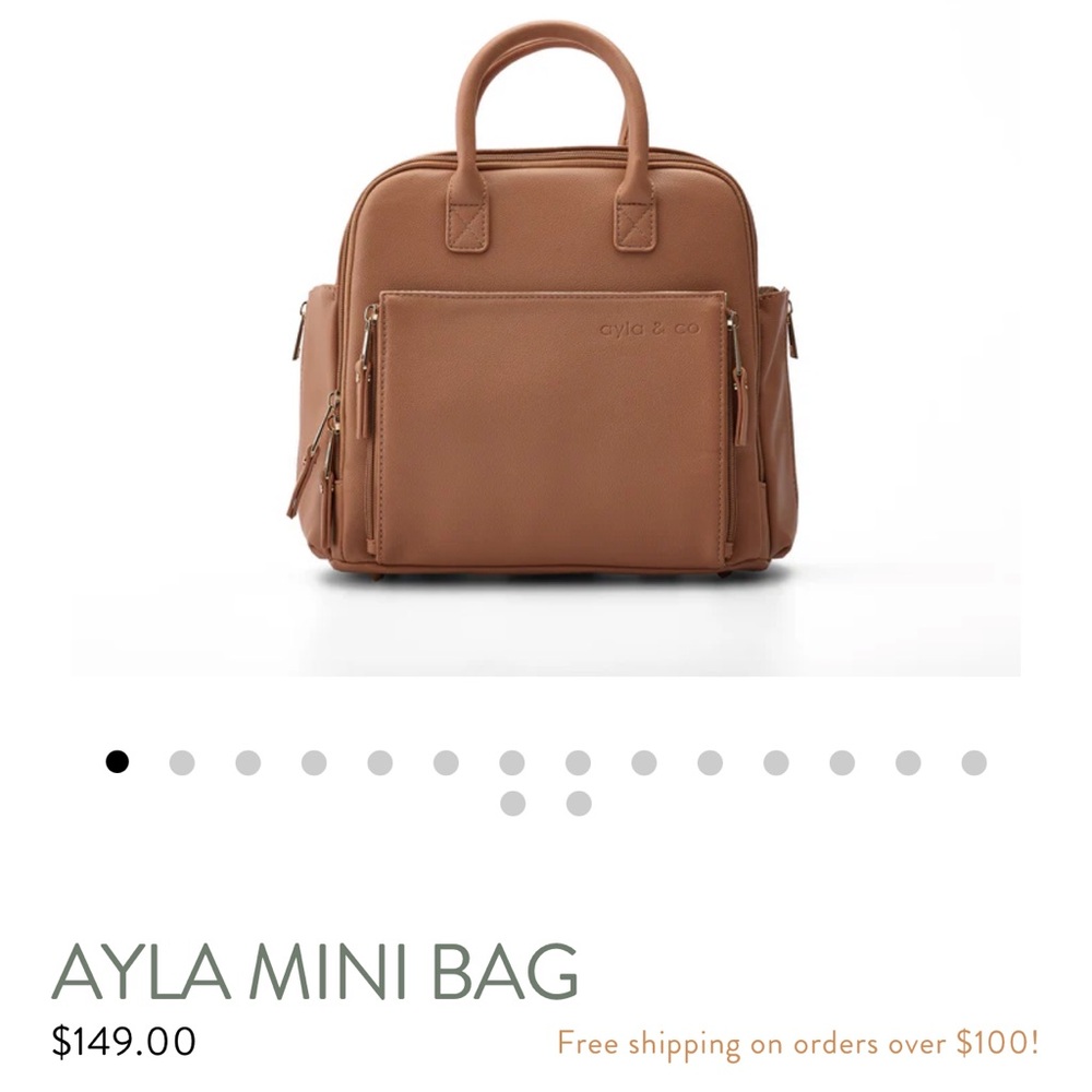 Ayla &Co BRAND NEW NEVER USED DIAPER BAG